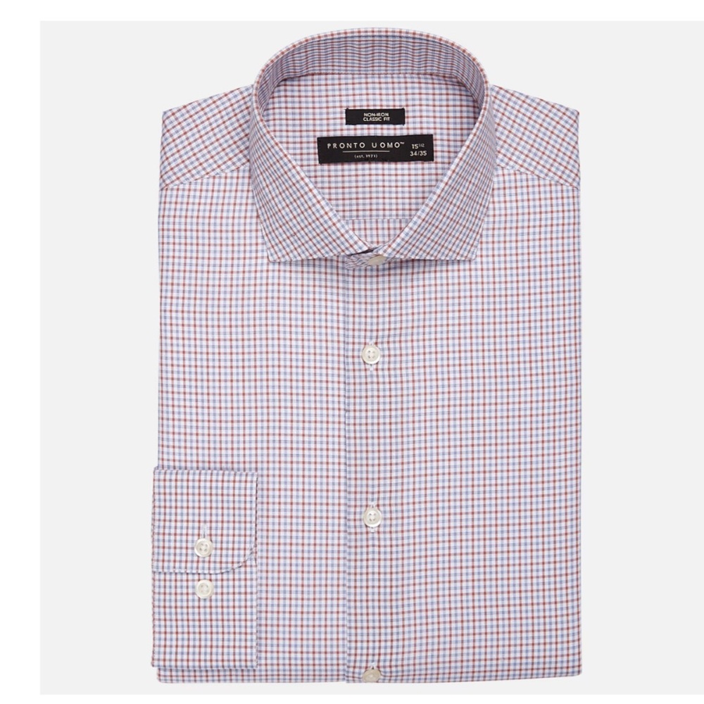 Pronto Uomo
Classic Fit Spread Collar Dress Shirt